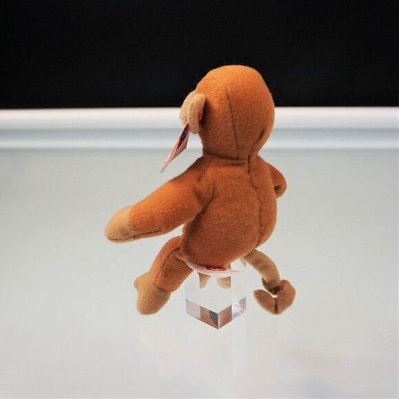 Ty Teenie Beanie Babies Bongo The Monkey 1993 McDonalds Happy Meal Toy - Picture 2 of 9